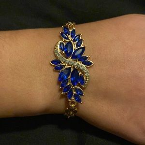 Shein Bracelet, S, Blue/Gold 💙